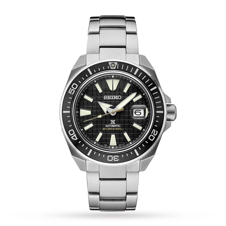 Diver&#39;s King Samurai&#39; Black Dial Mens Watch, , hi-res