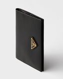 Saffiano leather passport holder, , hi-res