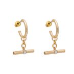 Tiana T-Bar Drop Earrings