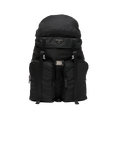 Re-Nylon and Saffiano leather backpack