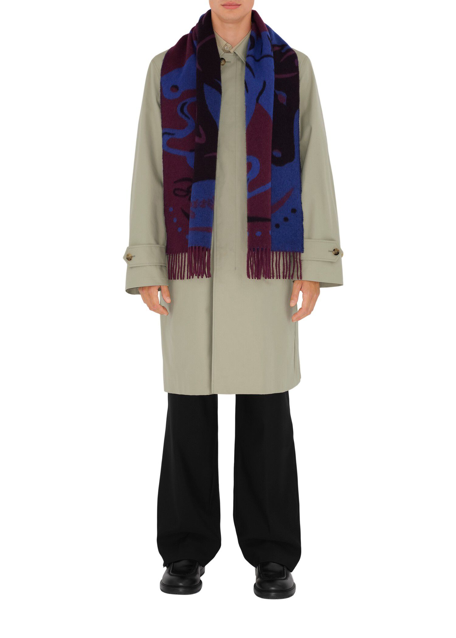 Burberry Mirrored Horse Cashmere Scarf Hats & Scarves | Heathrow