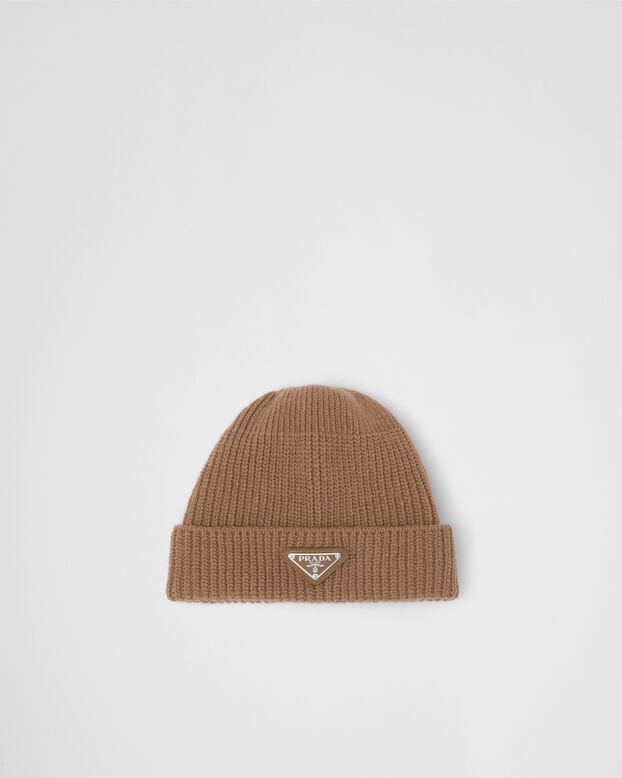 Wool and cashmere beanie, , hi-res
