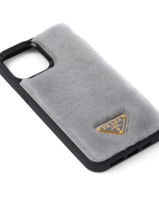 Shearling cover for iPhone 13 Pro Max, , hi-res