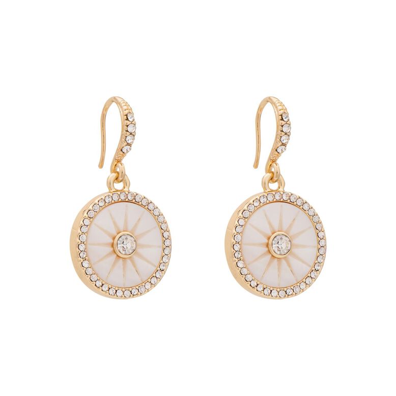 Artemis Drop Earrings Gold, , hi-res