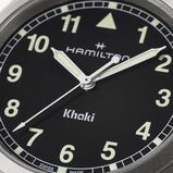 Khaki Field Quartz 38mm Unisex Watch Black, , hi-res