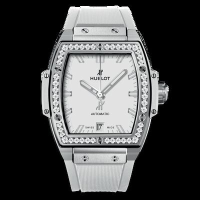 Spirit of Big Bang Titanium White Diamonds 39mm Watch