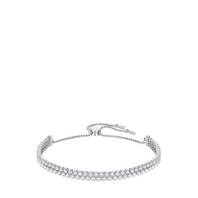 Woman Jew Ss Bracelet Woman Subtle Rhd White - Silver