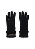 Logo Patch Wool Blend Gloves, , hi-res
