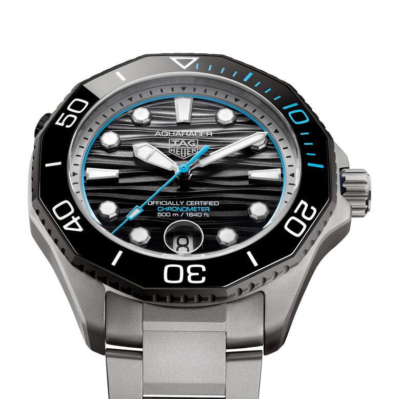 Aquaracer Professional 500 Date Limited Edition 42mm Mens Watch Black, , hi-res