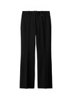 Wool Blend Tailored Trousers