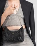 Prada Re-Edition 2005 satin bag with crystals, , hi-res