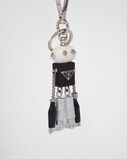 Saffiano leather Robot bag charm, , hi-res