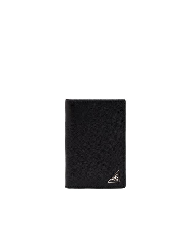 Saffiano Leather Card Holder, , hi-res