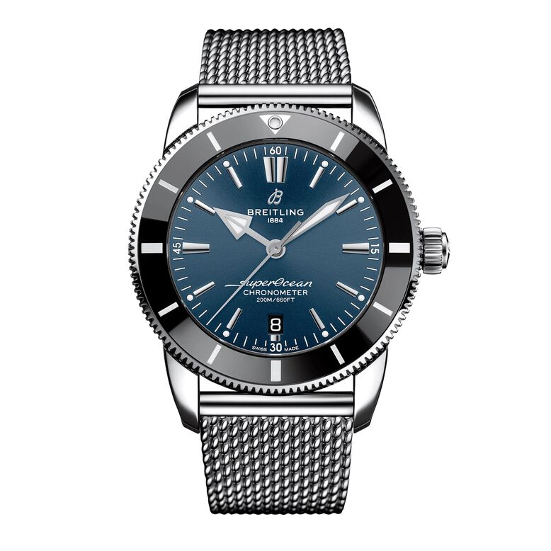 Superocean Heritage B20 Automatic 44mm UK Exclusive Mens Watch Blue Stainless Steel, , hi-res