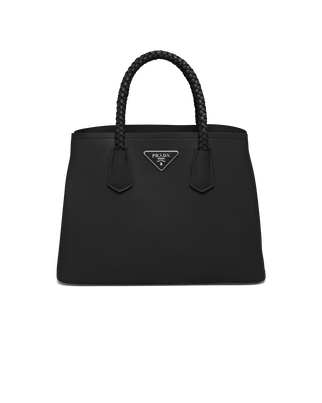 Prada Double medium leather handbag, , hi-res