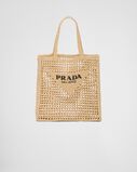 Crochet tote bag, , hi-res