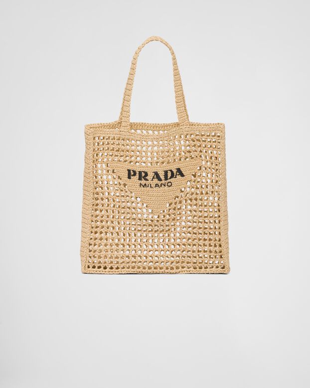 Crochet tote bag, , hi-res