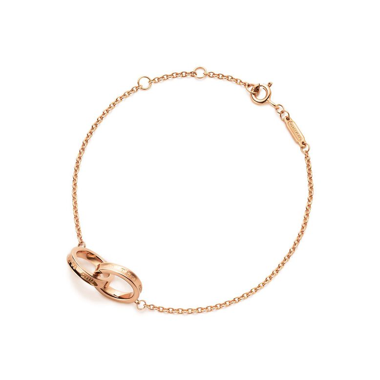 Tiffany 1837&trade; Interlocking Circles Chain Bracelet in Rose Gold, , hi-res