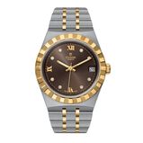 Royal S&amp;G 34mm Steel Case Diamond-Set Chocolate Dial, , hi-res