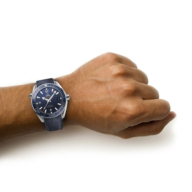 Omega Seamaster Planet Ocean 600M Mens 43.5mm Automatic Co-Axial Blue Divers Watch, , hi-res