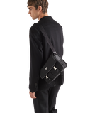 Re-Nylon and Saffiano leather shoulder bag, , hi-res