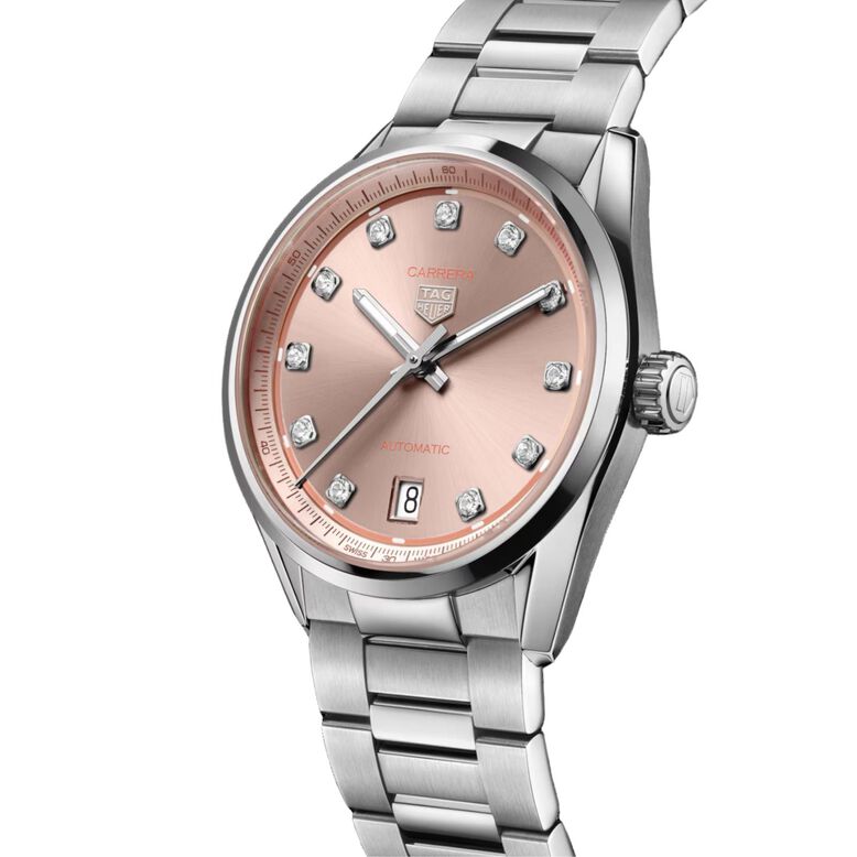 Carrera Date 36mm Ladies Watch Diamond Dot, , hi-res