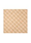 Check Silk Scarf
