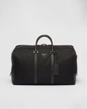 Re-Nylon and Saffiano leather duffle bag, , hi-res