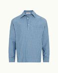 Shanklin Deckchair Stripe Catalina Blue/White Sand