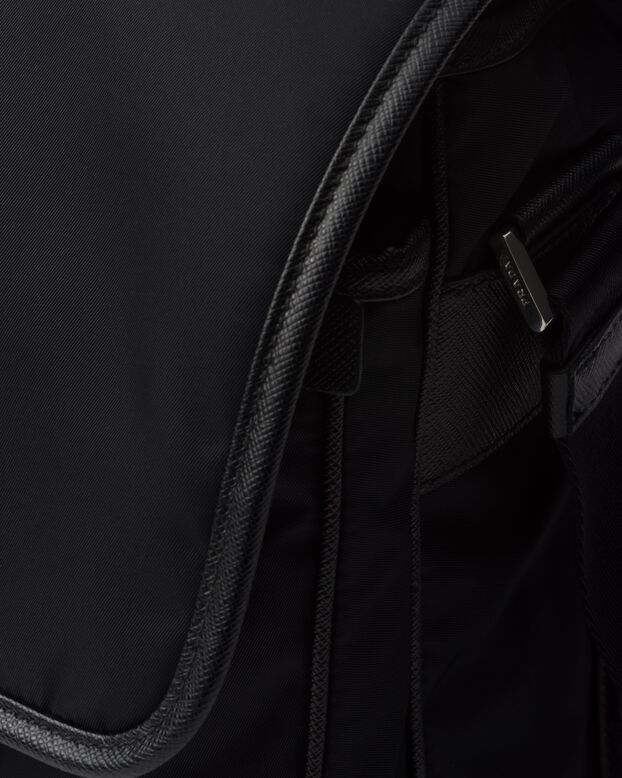 Re-Nylon and Saffiano leather shoulder bag, , hi-res