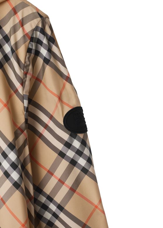 Check Hooded Jacket, , hi-res