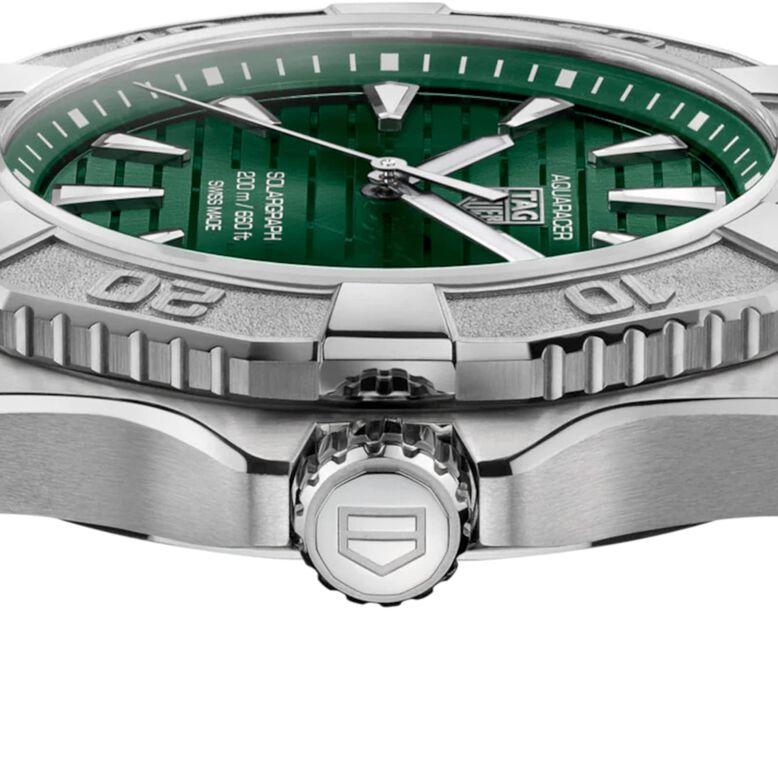 Aquaracer Professional 200 Solargraph 40mm Mens Watch Green, , hi-res