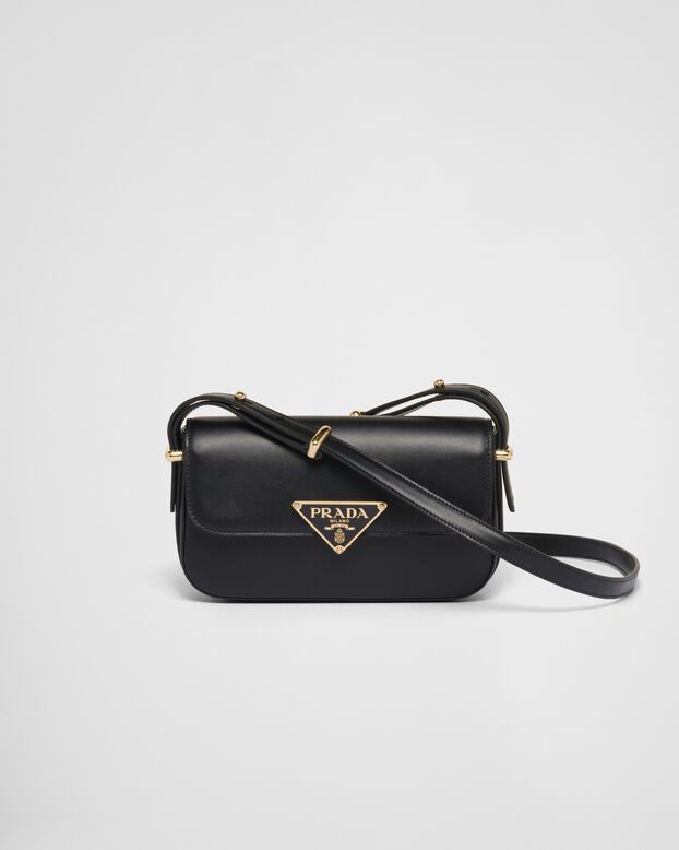 Leather shoulder bag, , hi-res