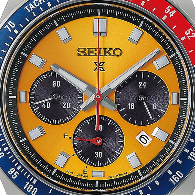Speedtimer &lsquo;Racing&rsquo; Solar Chronograph 41.5mm Mens Watch Yellow, , hi-res