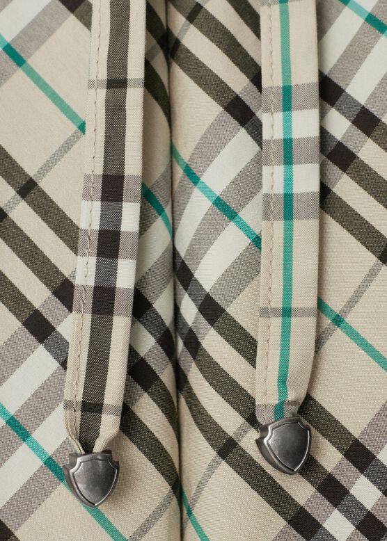 Check Cotton Pyjama Trousers, , hi-res