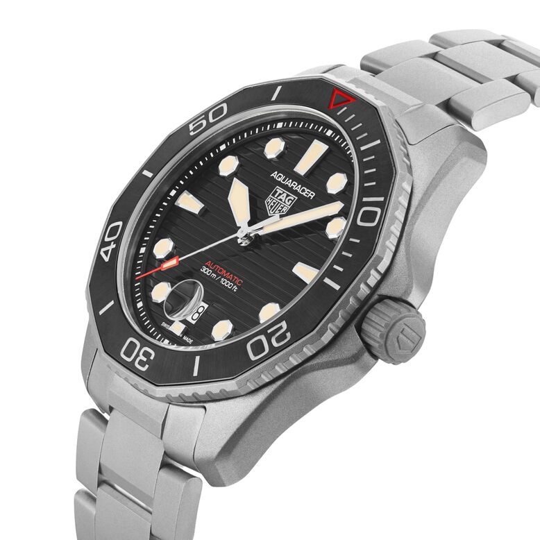 Aquaracer Professional 300 43mm Mens Watch Black Limited Edition 1 of 500, , hi-res