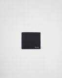 Saffiano leather wallet with coin purse, , hi-res
