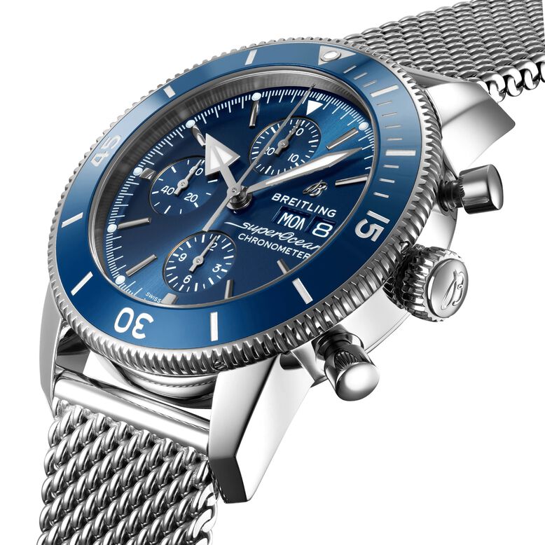 Superocean Heritage Chronograph 44 Stainless Steel Watch, , hi-res