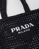 Crochet tote bag with logo, , hi-res