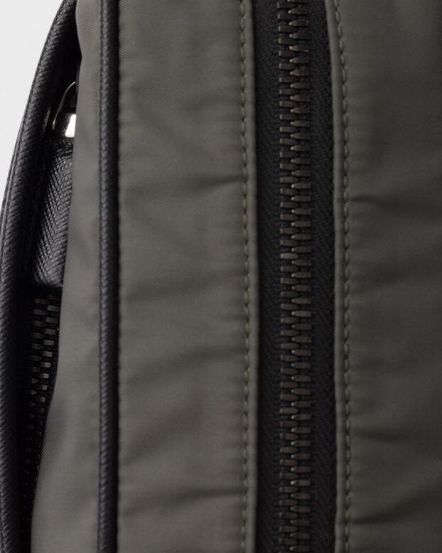 Re-Nylon and Saffiano shoulder bag, , hi-res
