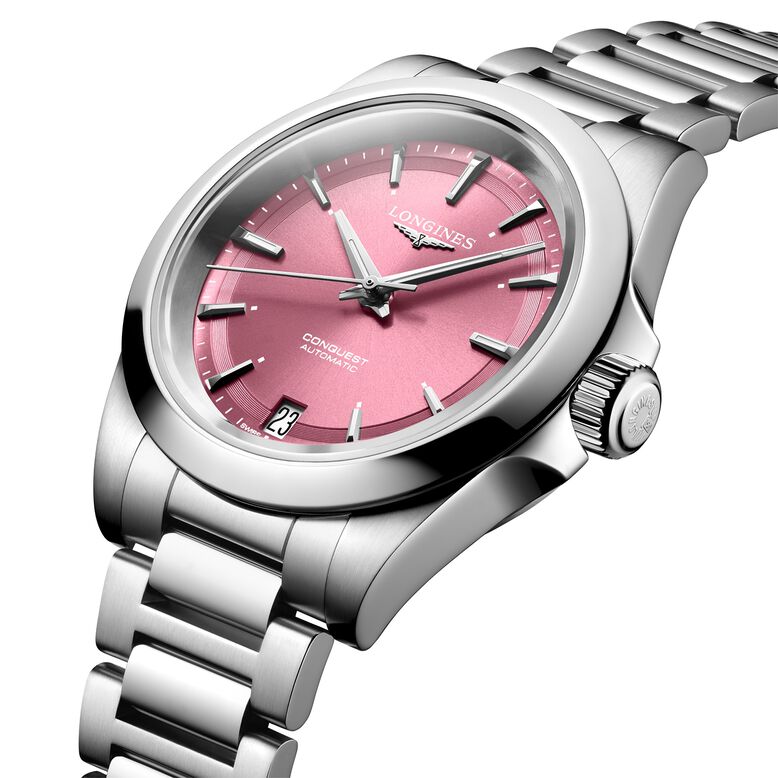 Conquest 34mm Ladies Watch Pink, , hi-res