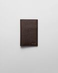 Saffiano leather passport holder