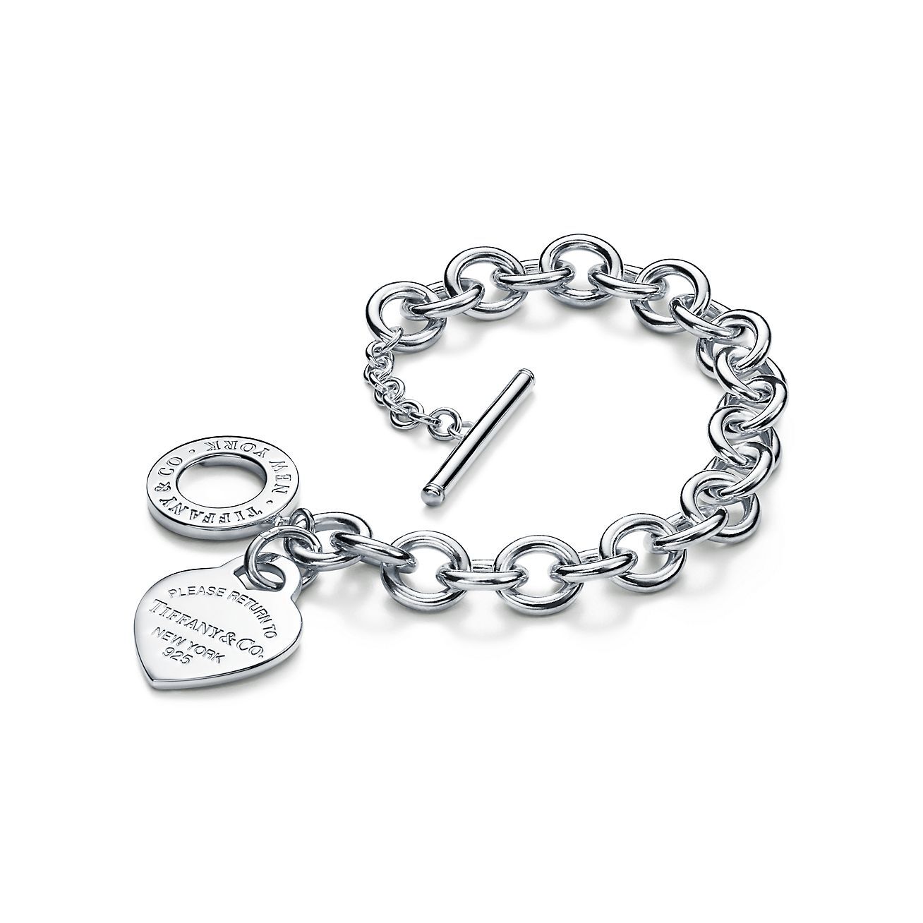 Tiffany & Co. Return to Tiffany™ Heart Tag Toggle Bracelet in Silver ...