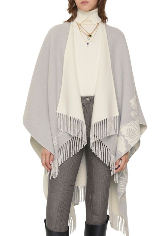 EKD Wool Cashmere Cape, , hi-res