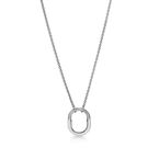 Tiffany Lock Small Pendant in White Gold