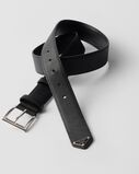 Saffiano leather belt, , hi-res