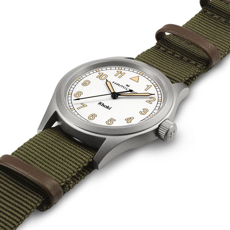 Khaki Field 38mm Unisex Watch White, , hi-res