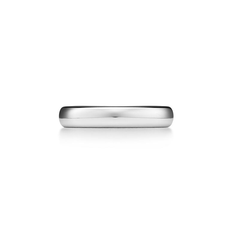 Tiffany Forever Wedding Band Ring in Platinum, 4 mm Wide - Size 8, , hi-res