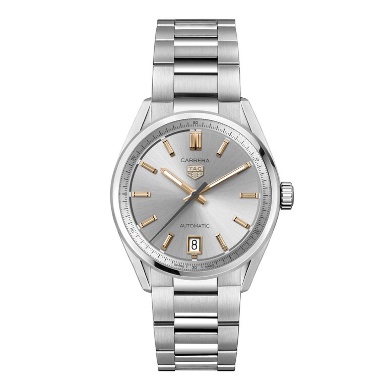Carrera Date 36mm Unisex Watch Silver, , hi-res