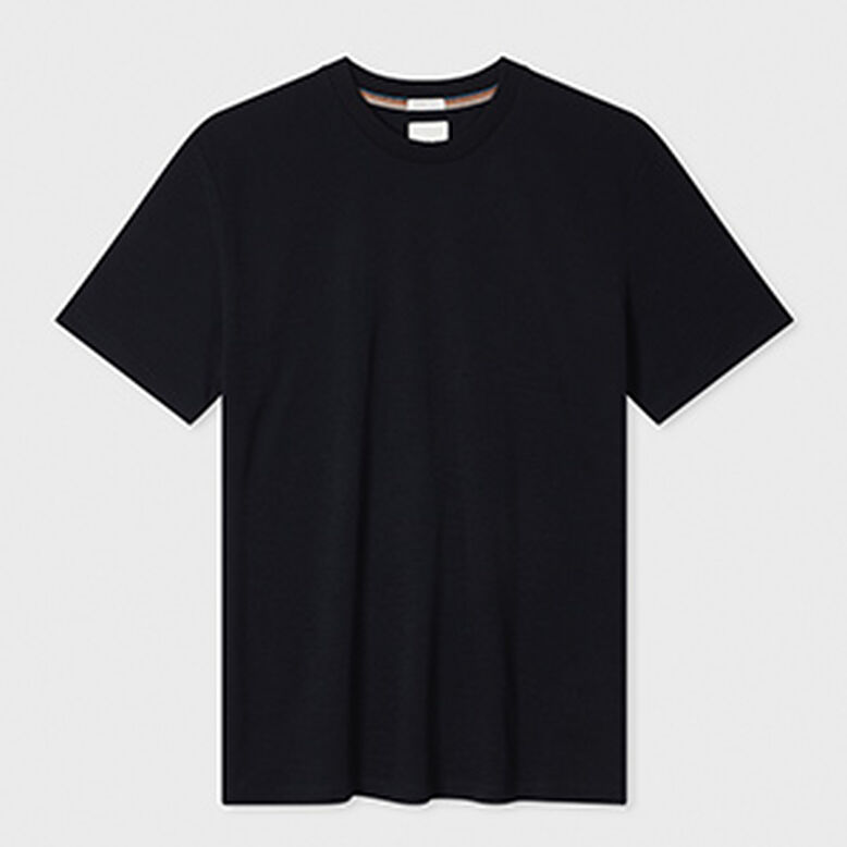 Navy Wool Travel T-Shirt, , hi-res
